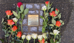 Das Bild zeigt den Stolperstein für Erwin Schlünder.