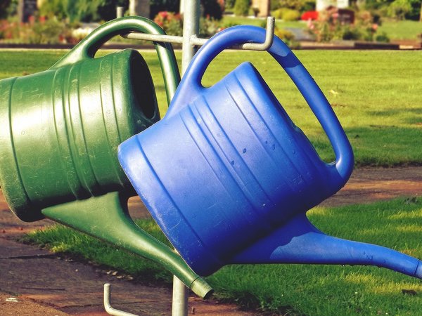 Wasserversorgung auf dem Friedhof