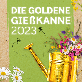 Plakat zur Goldenen Gießkanne 2023