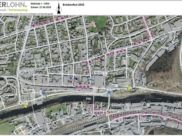 Brückenfest 2025 - Straßensperrungen