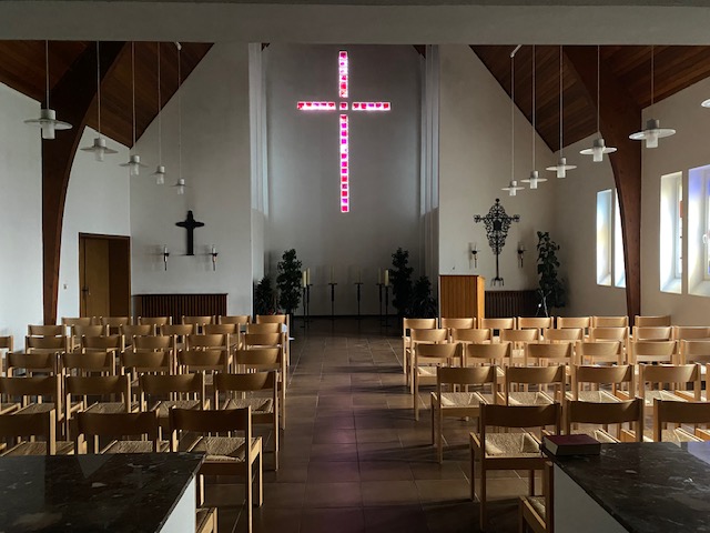 Das Bild zeigt die Friedhofskapelle