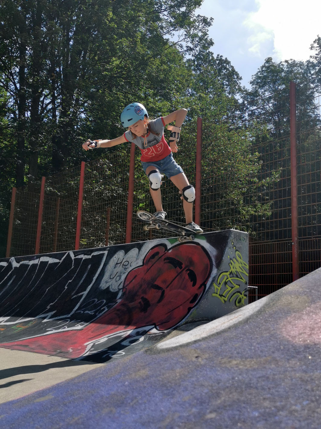 Skateboard-Kurs In der Läger