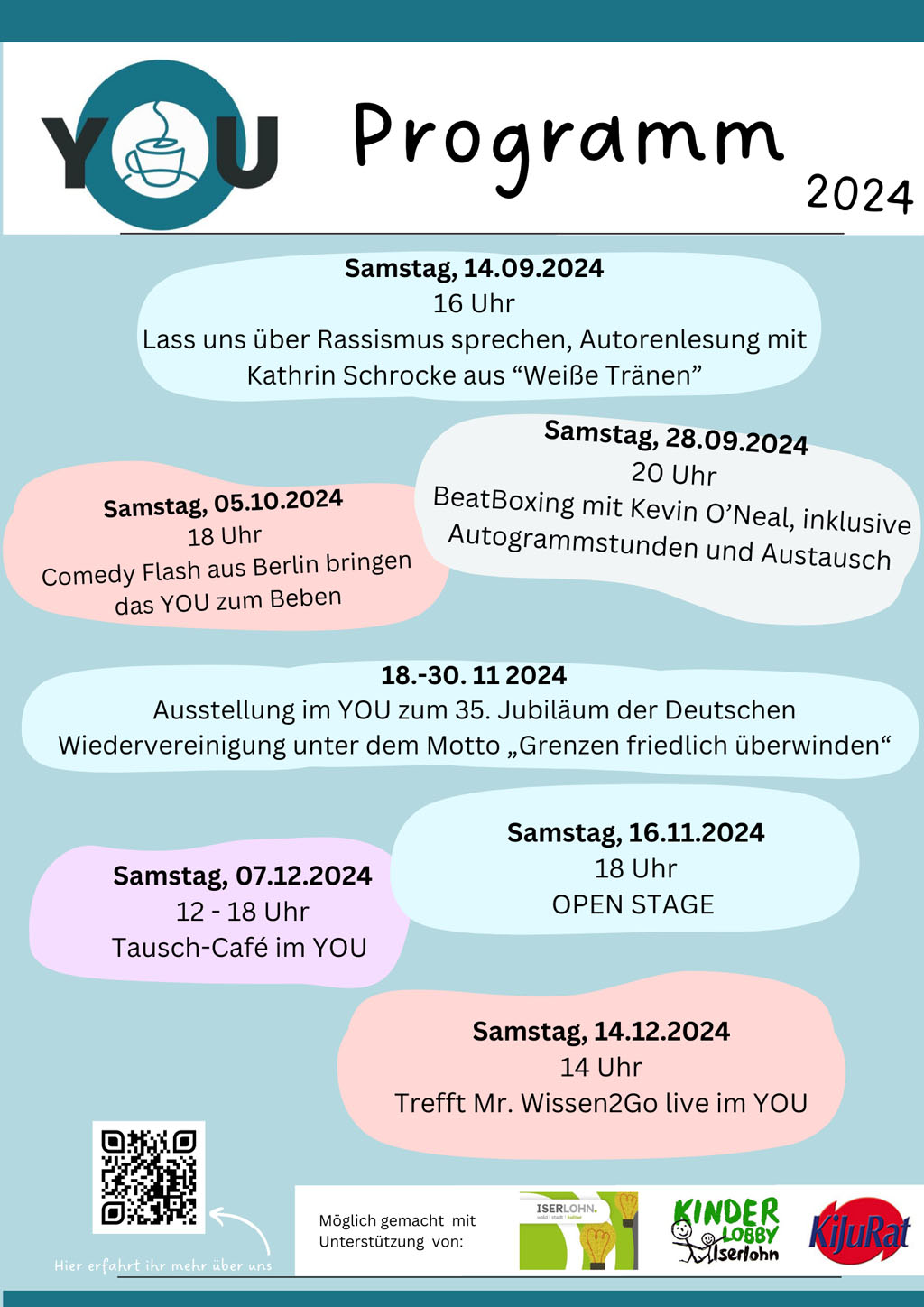 YOU-Programm / 2. Halbjahr 2024