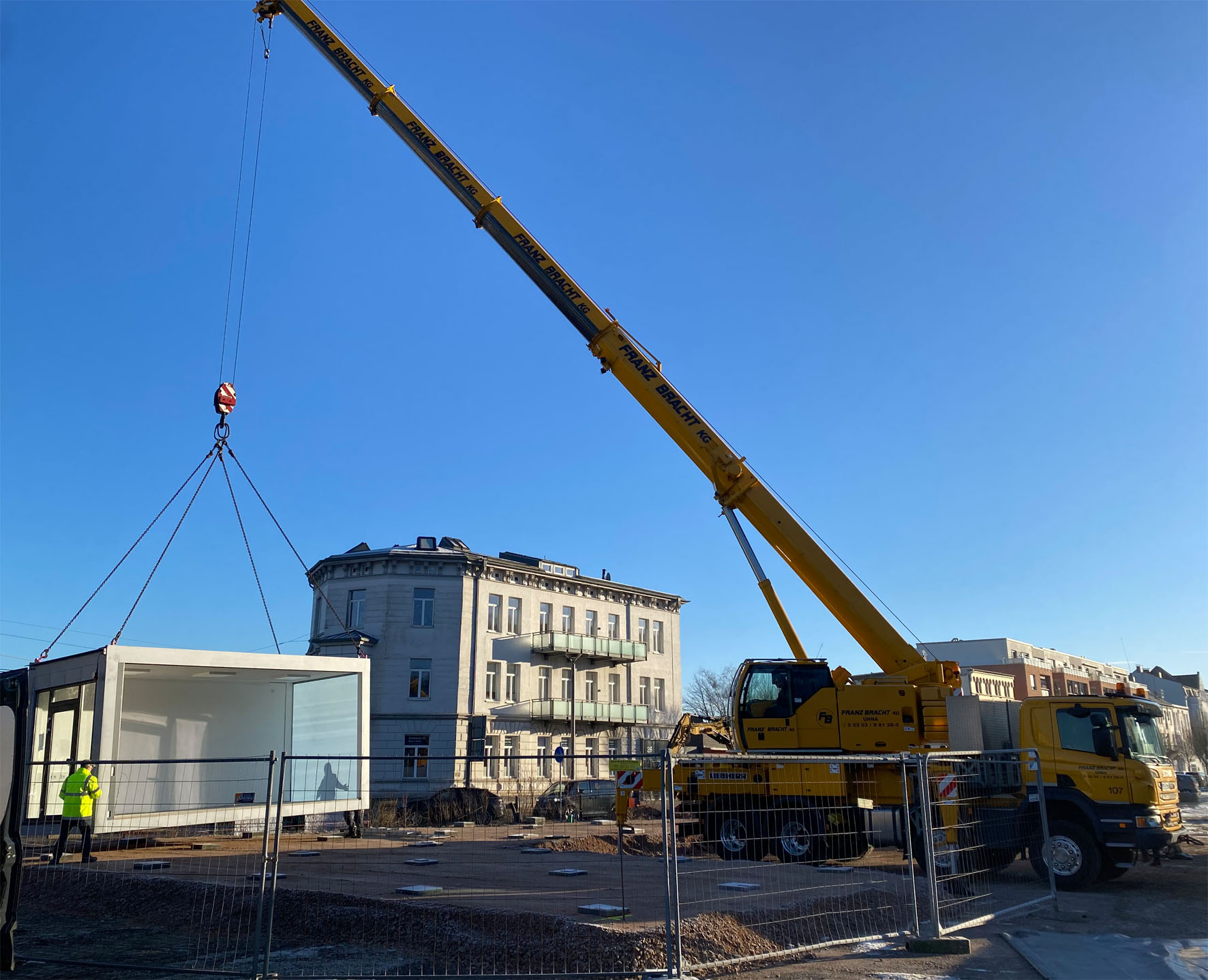 Container für Interimsgebäude Wissenscampus