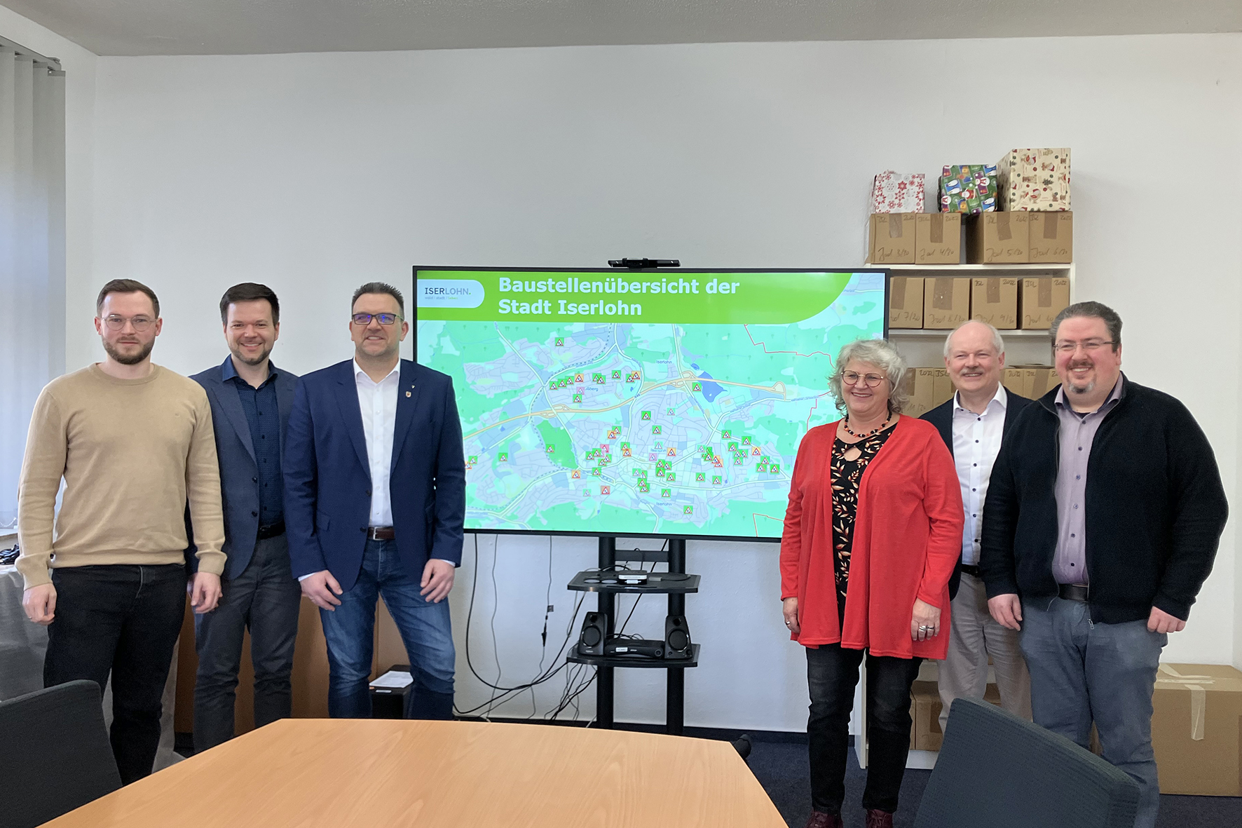 Vorstellung Baustellenübersicht Online Portal