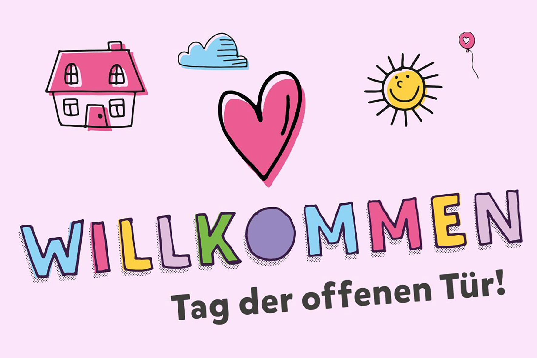 Einladung zum Tag der offenen Tür am Weltkindertag.
