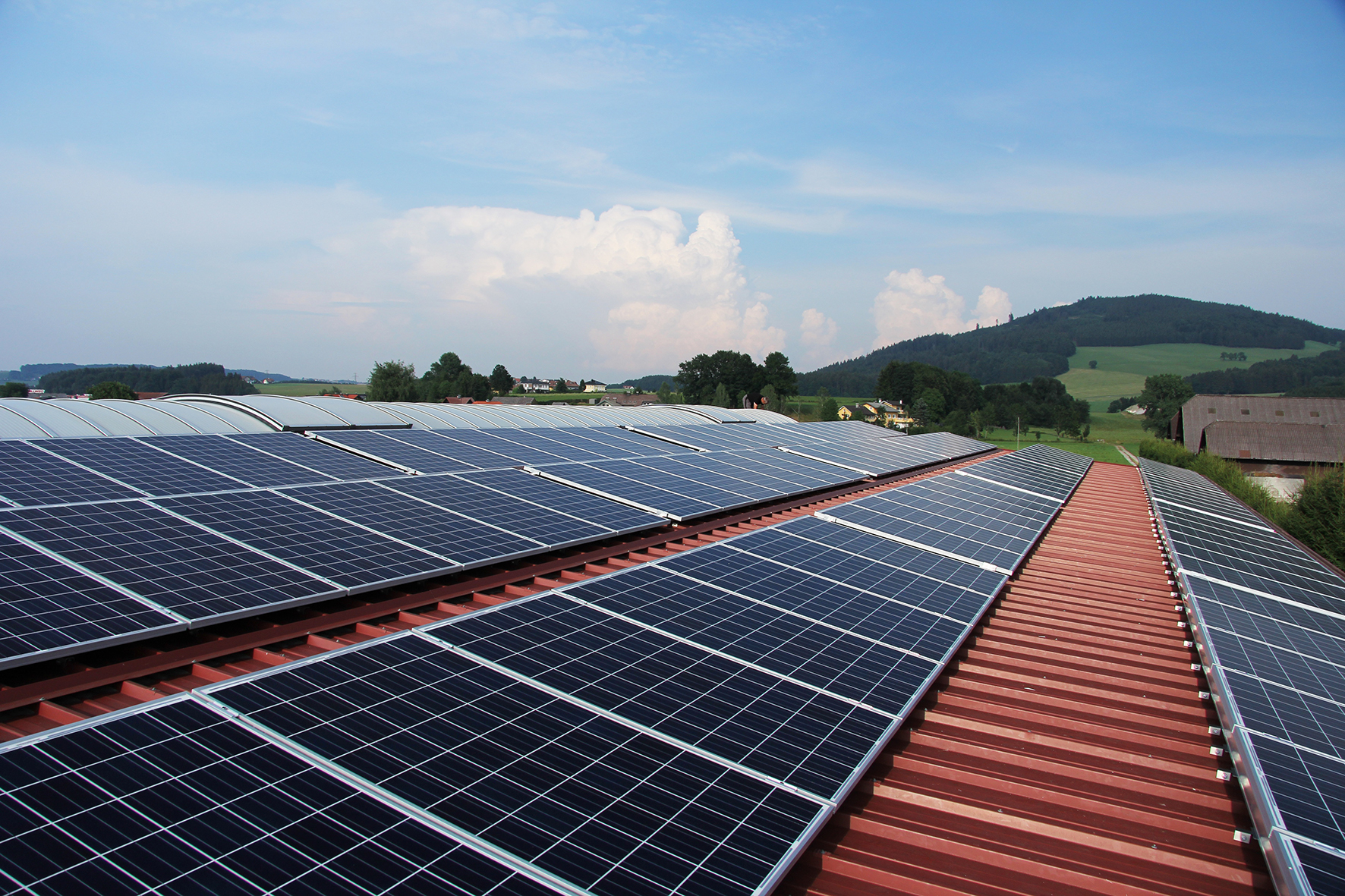 Photovoltaik-Anlage auf dem Dach
