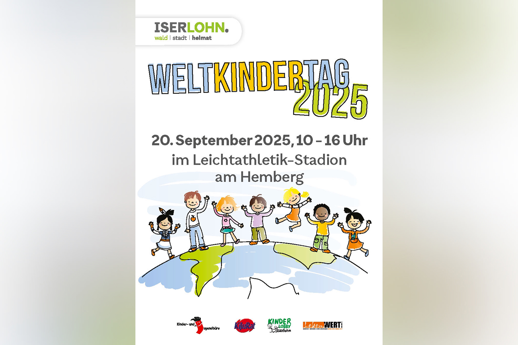 Am 20. September wird in Iserlohn der Weltkindertag gefeiert.