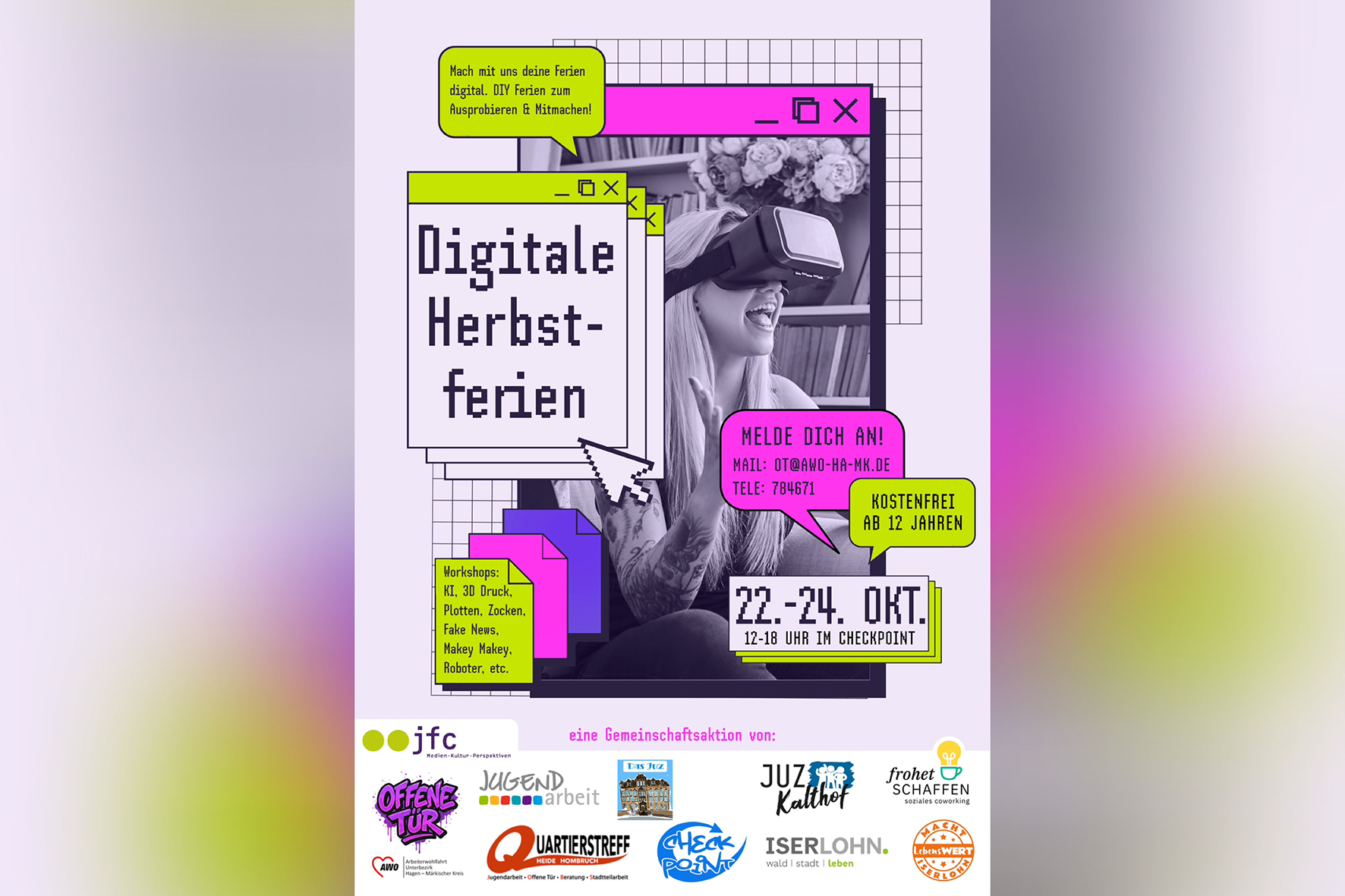 Digitale Herbstferien 2025 - Premiere des Iserlohner Kooperationsprojektes, das Jugendlichen kreative Teilhabe und digitale Bildung ermöglicht.