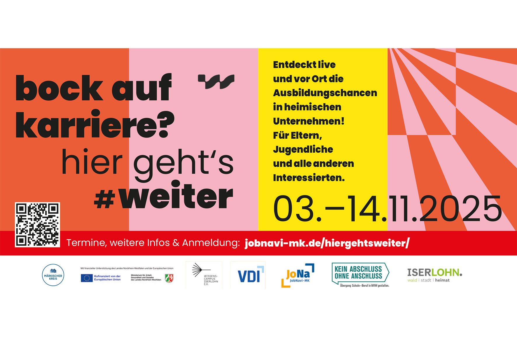 Poster zu „bock auf Karriere? hier geht es #weiter“