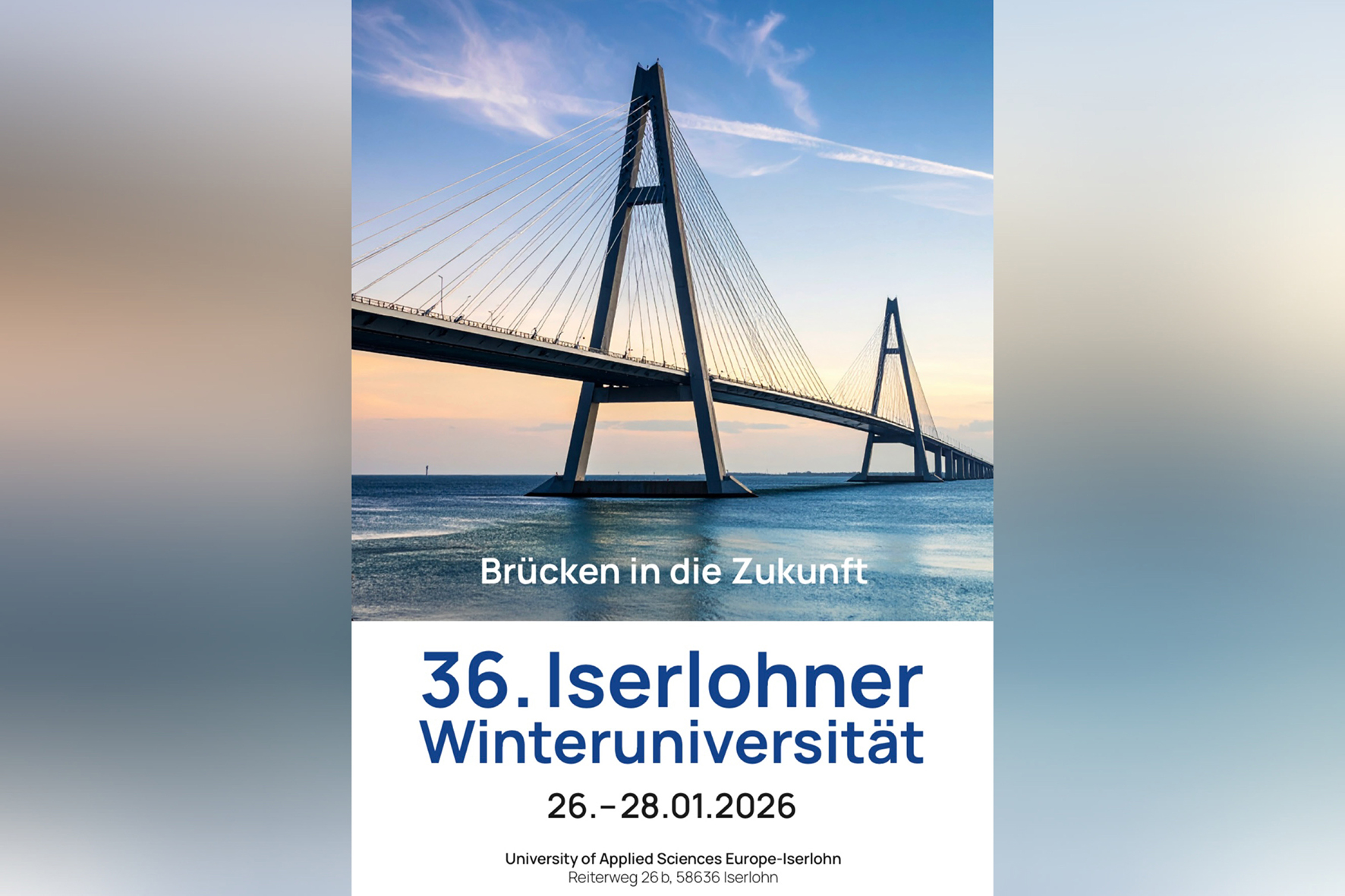 Bei der Iserlohner Winteruniversität kommen jährlich renommierte Gäste aus Politik, Publizistik, Wissenschaft, Kultur und Wirtschaft in der Waldstadt zusammen.