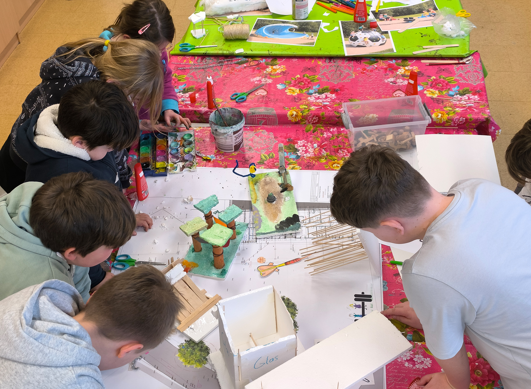 Die Ideen der Grundschulkinder fließen als wichtiger Bestandteil in die Planung des Sportparks Hennen mit ein. 