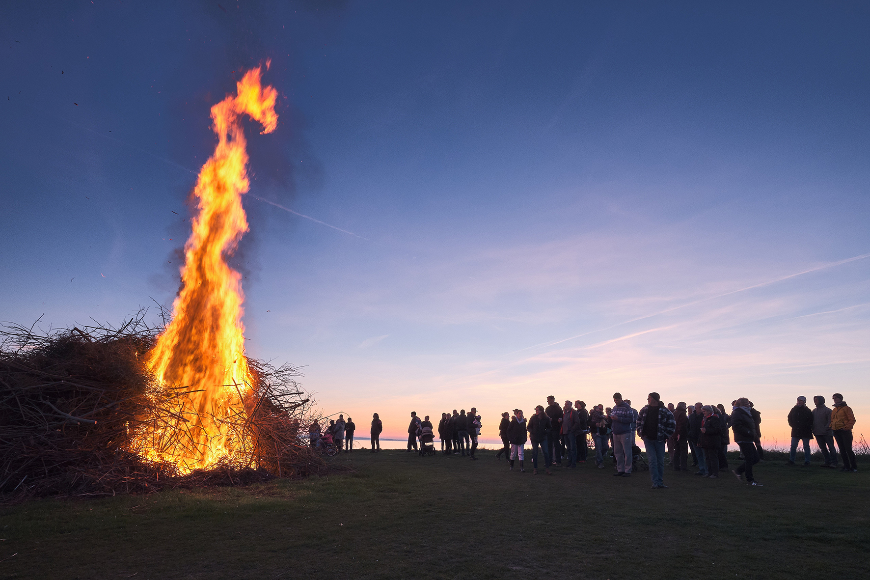 Osterfeuer zur Brauchtumspflege