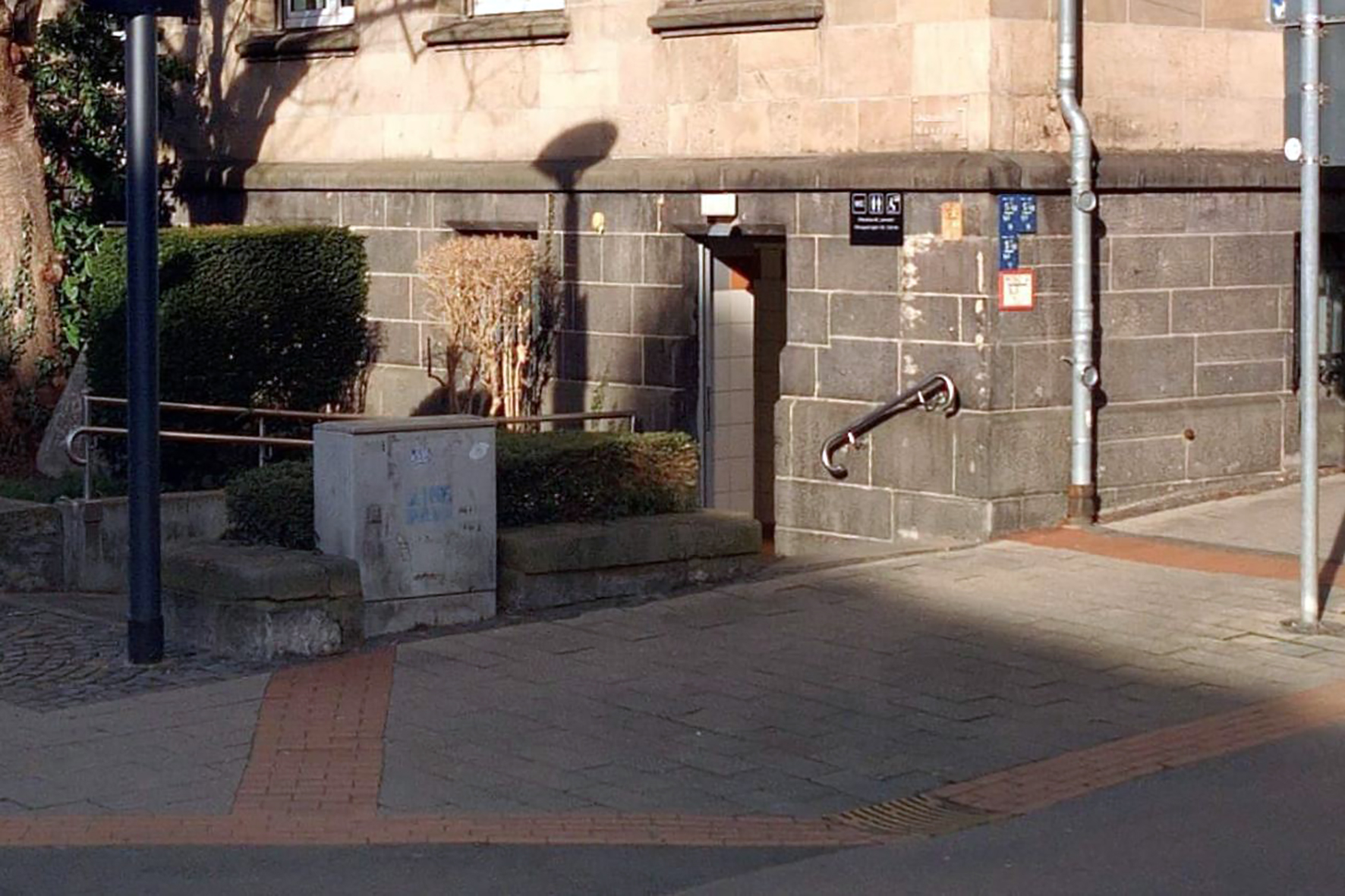 Nach einem Schmorbrand war die WC-Anlage am Alten Rathaus in Letmathe vorübergehend geschlossen.