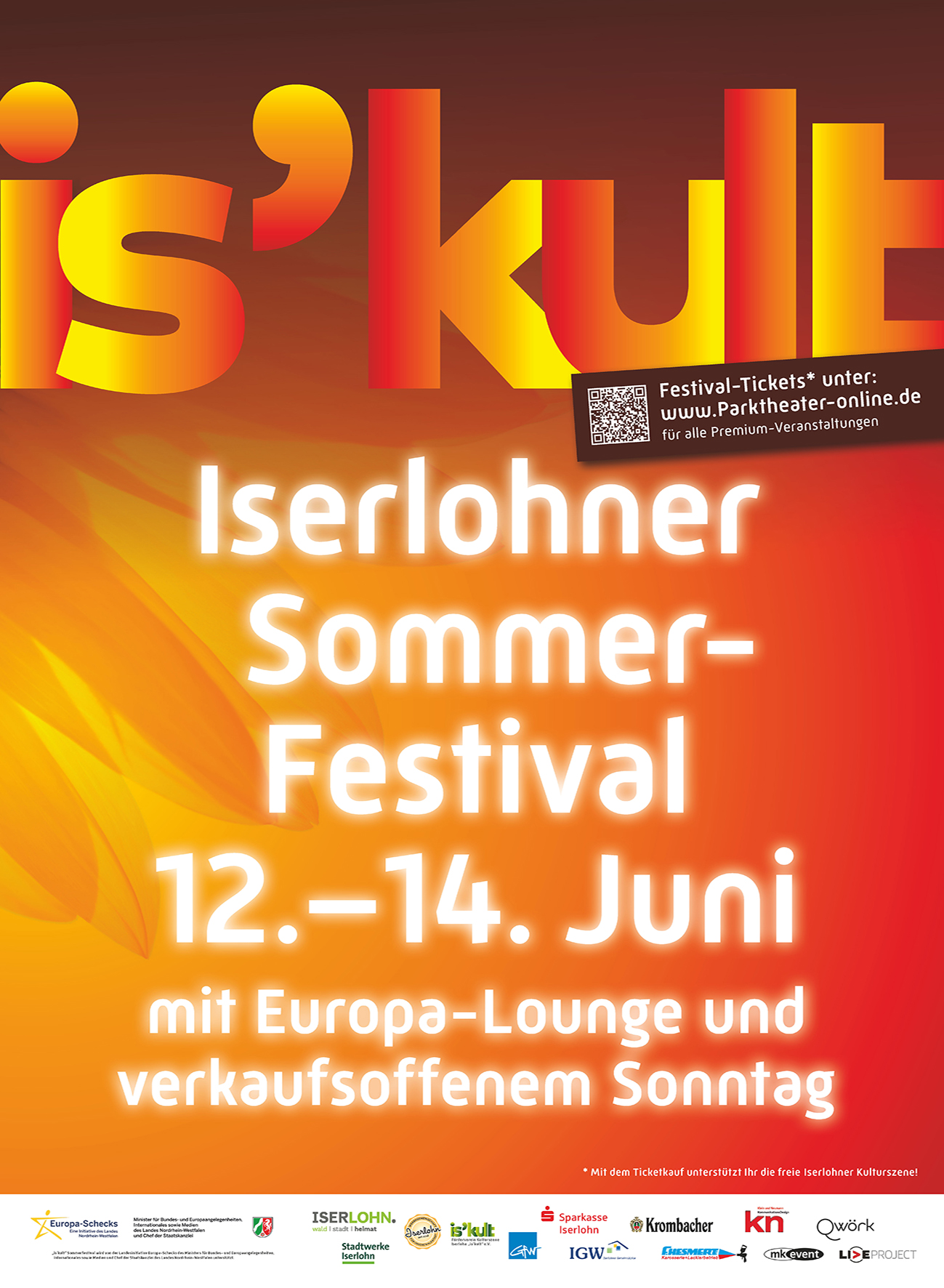 Das "is'kult" Sommerfestival 2026 findet trotz herausfordernder Rahmenbedingungen an drei Tagen und an noch mehr Spielorten statt.