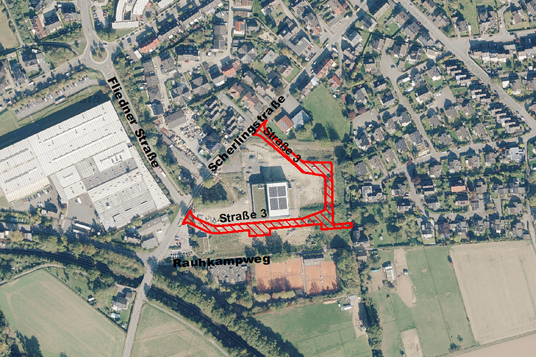 Im Bereich der ehemaligen Hauptschule in Hennen an der Scherlingstraße wird ein weiterer Straßenname gesucht.