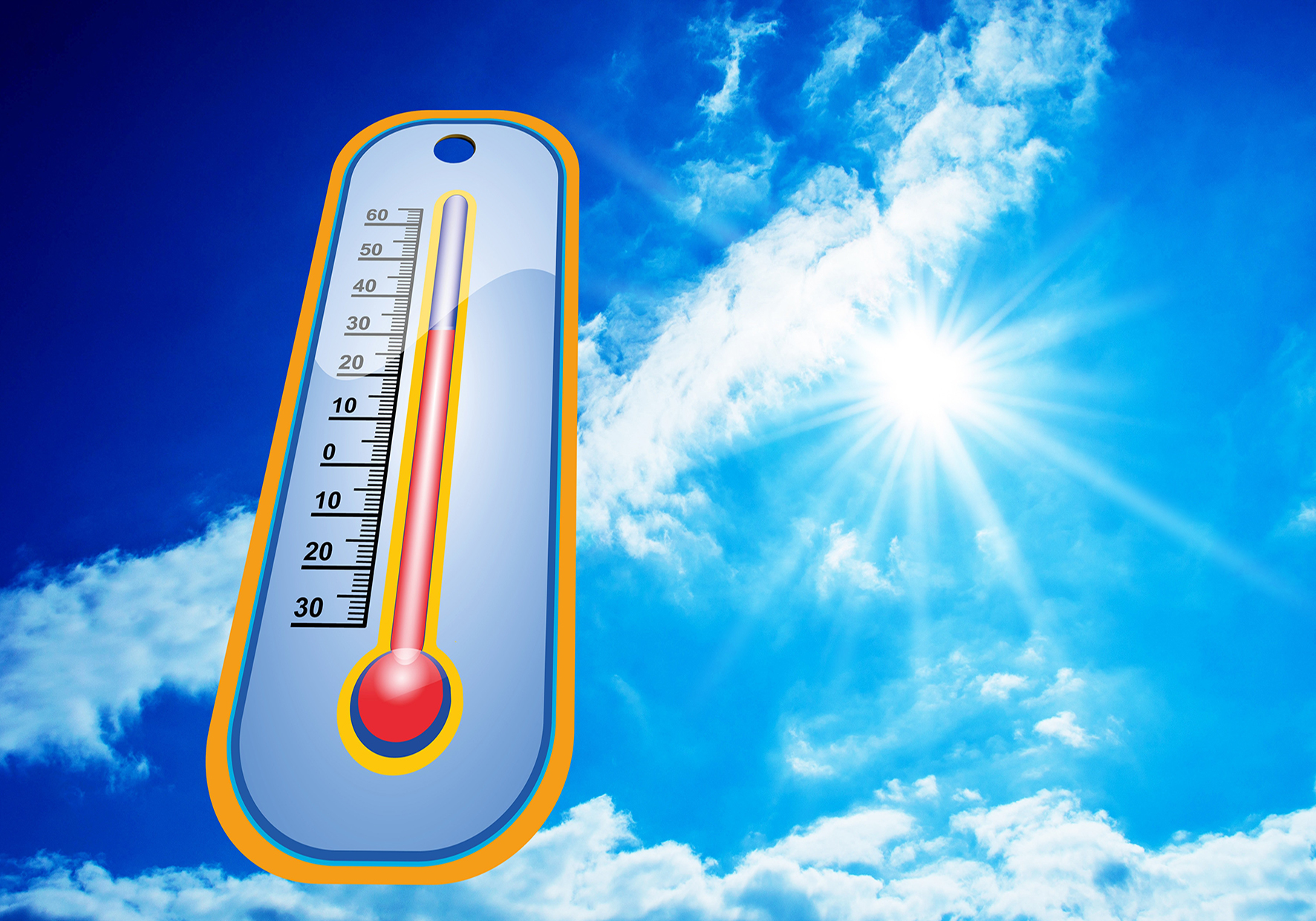 Wegen Höchsttemperaturen mit bis zu 35 Grad Celsius ist der Iserlohner Wochenmarkt am Samstag von 7 bis 13 Uhr geöffnet. 