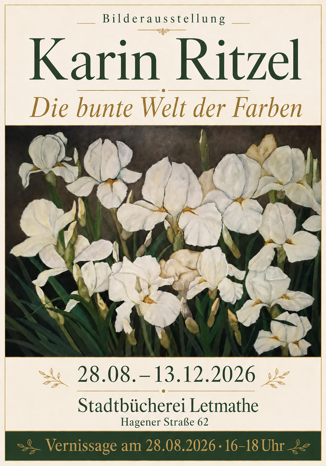 Die Gemälde der Hohenlimburger Malerin sind geprägt von intensiven Farben und Naturmotiven.