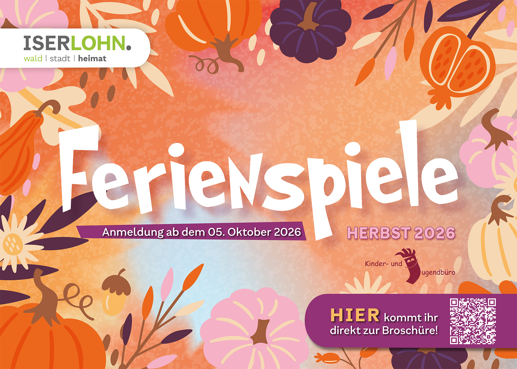 Die Herbstferienspiele 2026 versprechen viel Spaß für Kinder und Jugendliche im Alter zwischen 6 und 16 Jahren.