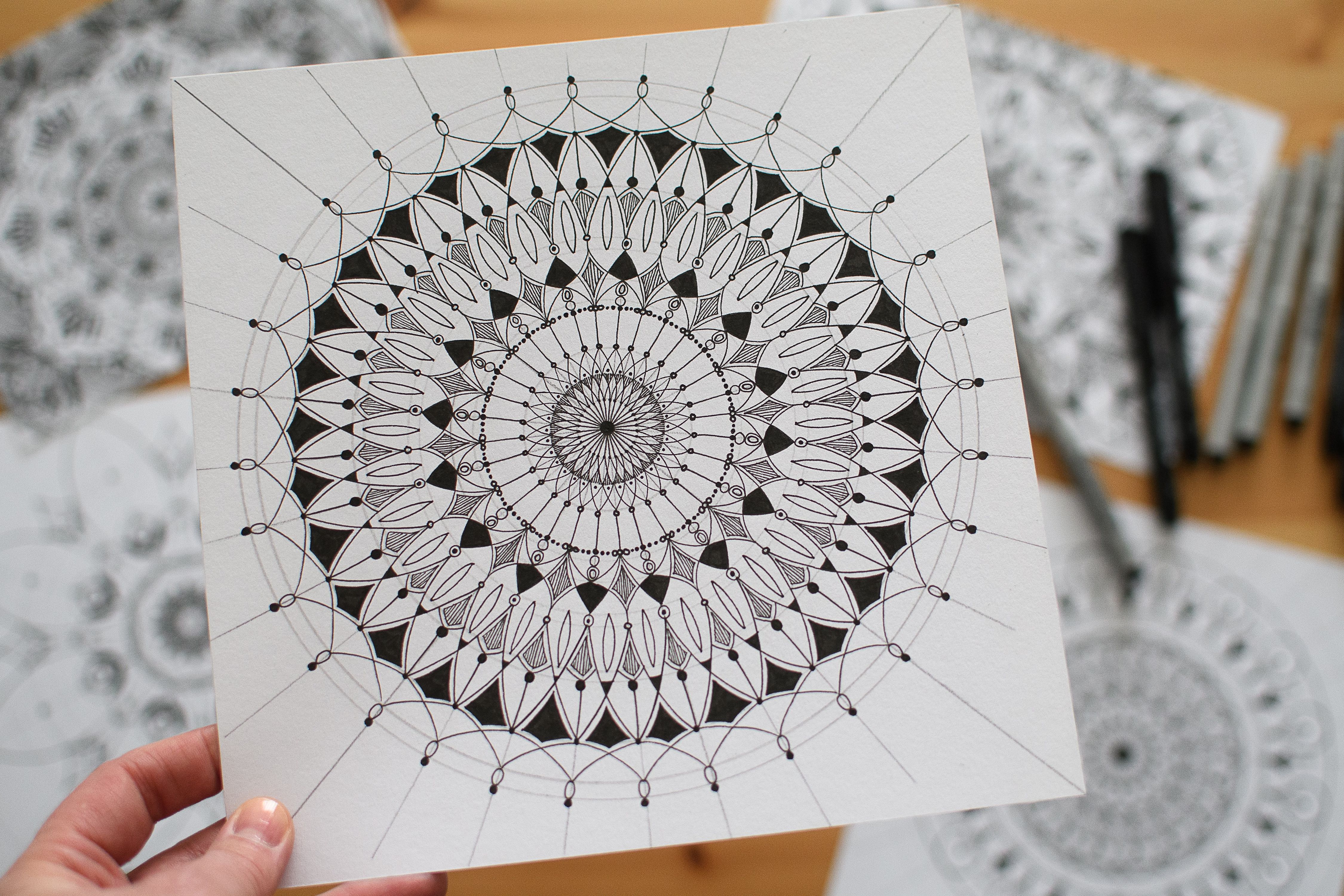 Zentangle – Meditativ Zeichnen